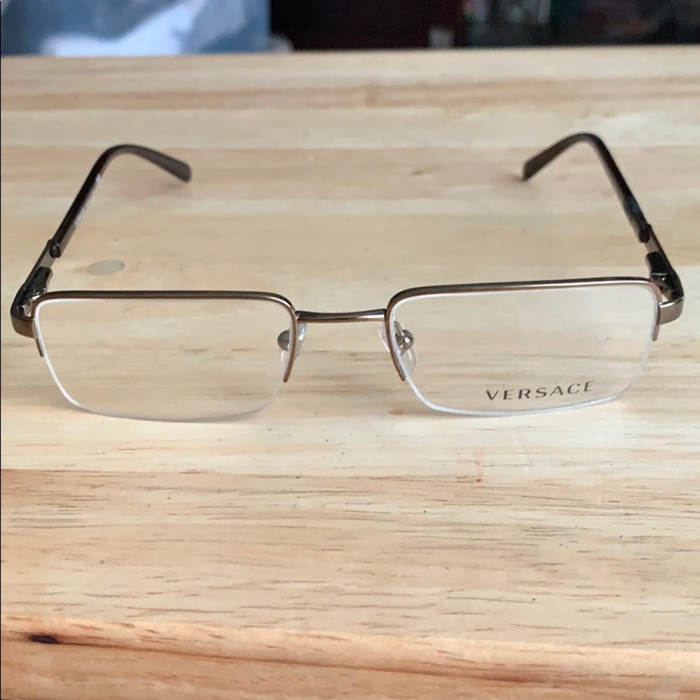 VERSACE MENS DESIGNER EYEWEAR METAL/PLASTIC NWT